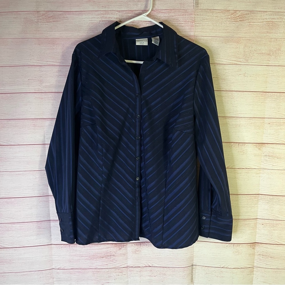 Covington Woman Button Front Blouse Size 16-18W‎